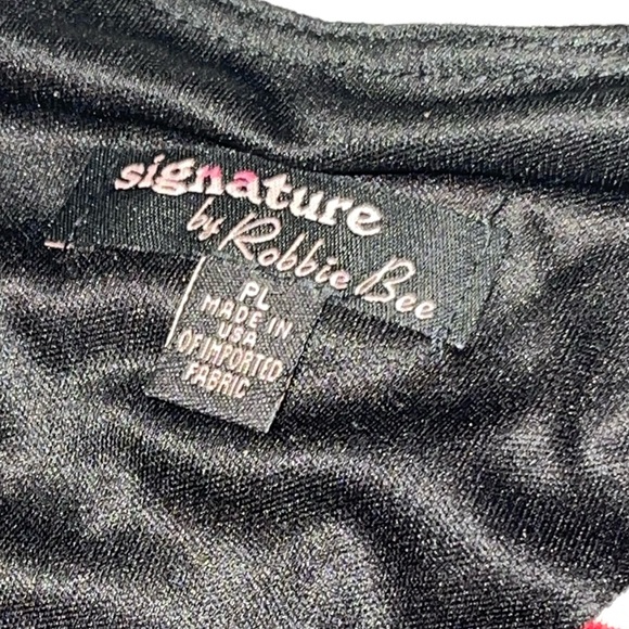 SIGNATURE BELTED STRIPED DRESS SCOOP NECK WOMENS CASUAL SLEEVELESS SIZE PLARGE - Picture 13 of 16